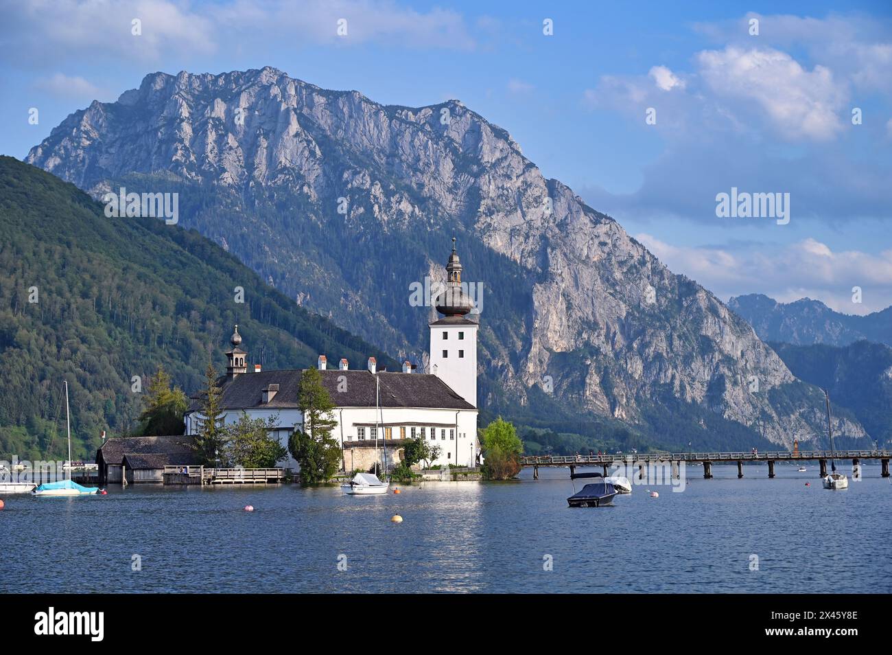Wasserschloss Ort Orth am Traunsee in Gmunden Österreich Stockfoto