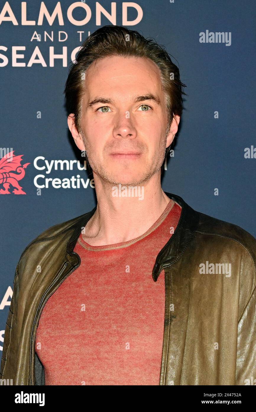 LONDON, ENGLAND – APRIL 30: James D’Arcy nimmt am 30. April 2024 an der britischen Premiere von The Almond and the Seahorse im Vue West End Teil. Stockfoto