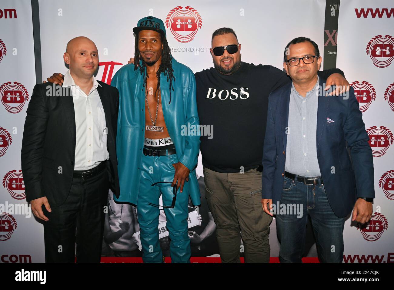 LONDON, ENGLAND - APRIL 30: MC Bushkins und Gäste nehmen an der Eröffnungsnacht von „The Story so Far“ im Genesis Cinema | Mile End, London, Großbritannien, Teil. Quelle: Siehe Li/Picture Capital/Alamy Live News Stockfoto