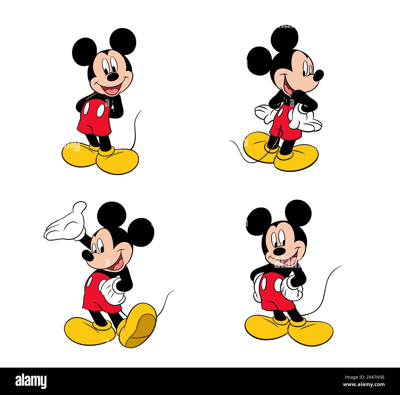 Disney Charakter Vektor Illustration Kunst Stock Vektor