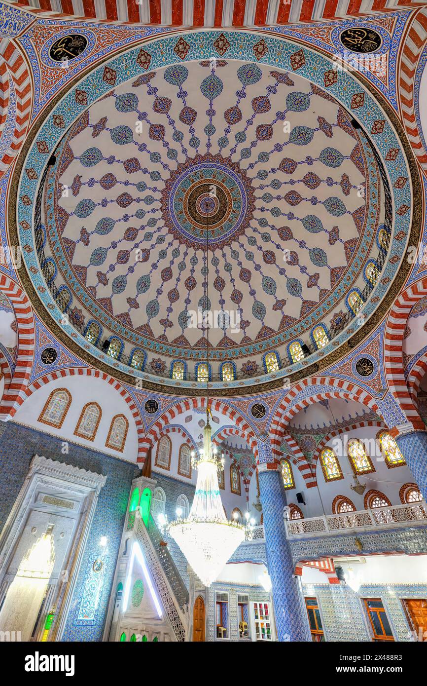 Avlusunda Moschee, Gebetsraum Kuppeldecke, Sanliurfa, Türkei Stockfoto