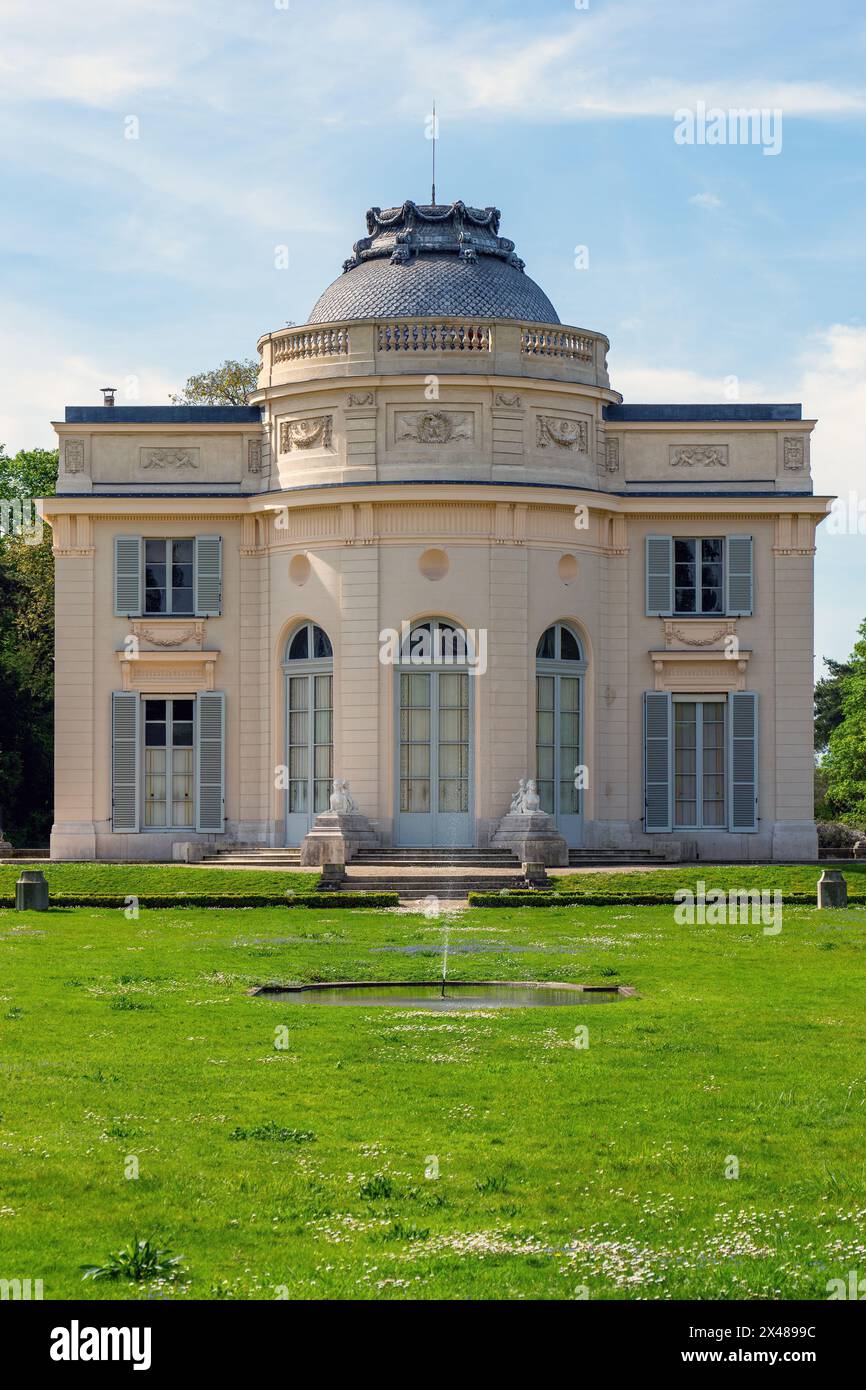 Schloss Bagatelle im Park Bagatelle - Paris, Frankreich Stockfoto