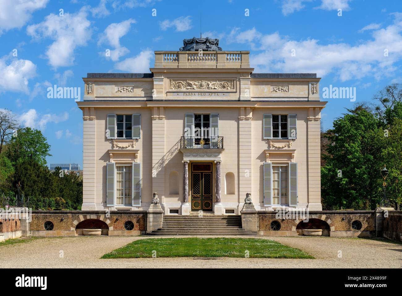 Schloss Bagatelle im Park Bagatelle - Paris, Frankreich Stockfoto