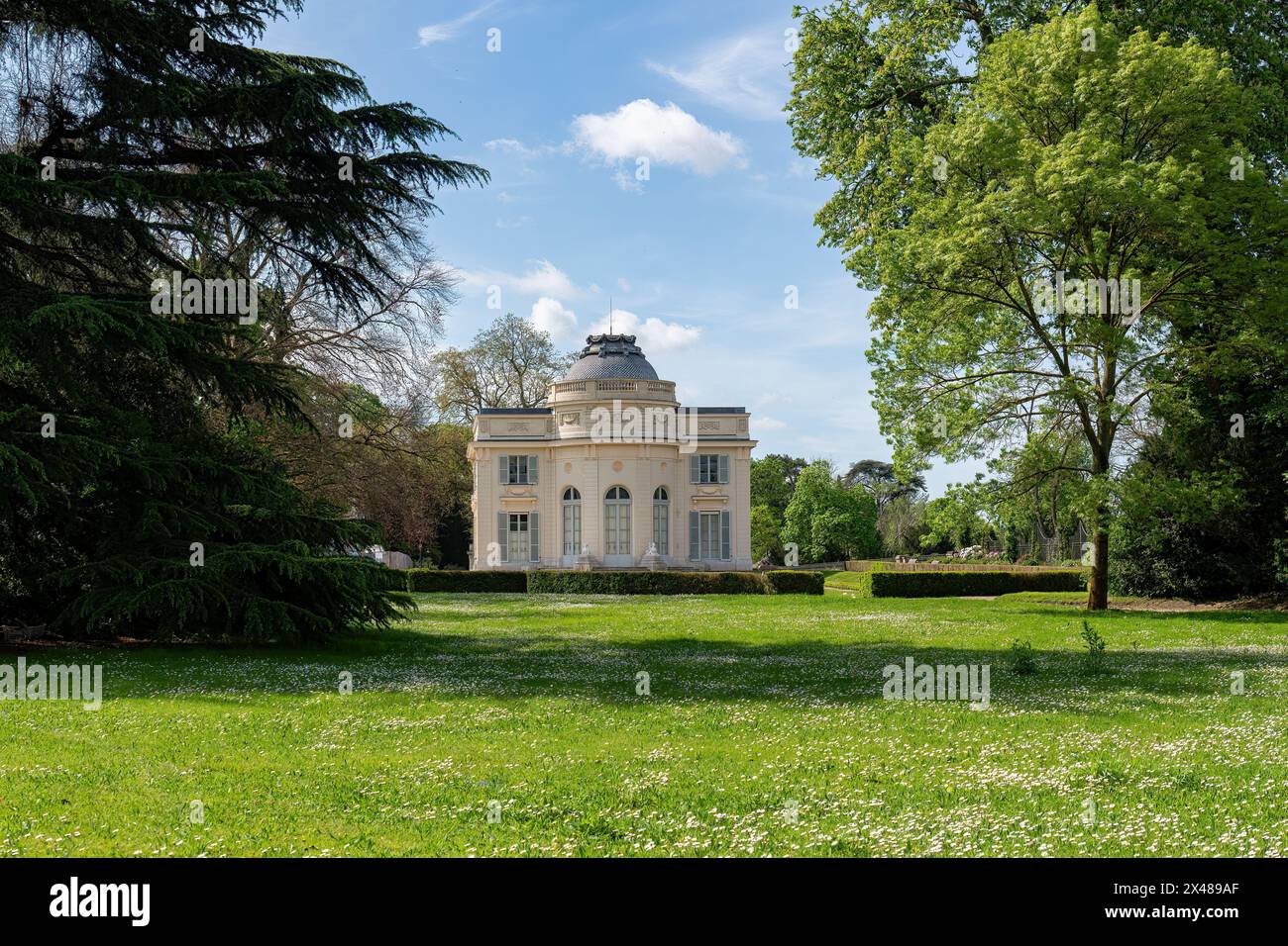 Schloss Bagatelle im Park Bagatelle - Paris, Frankreich Stockfoto