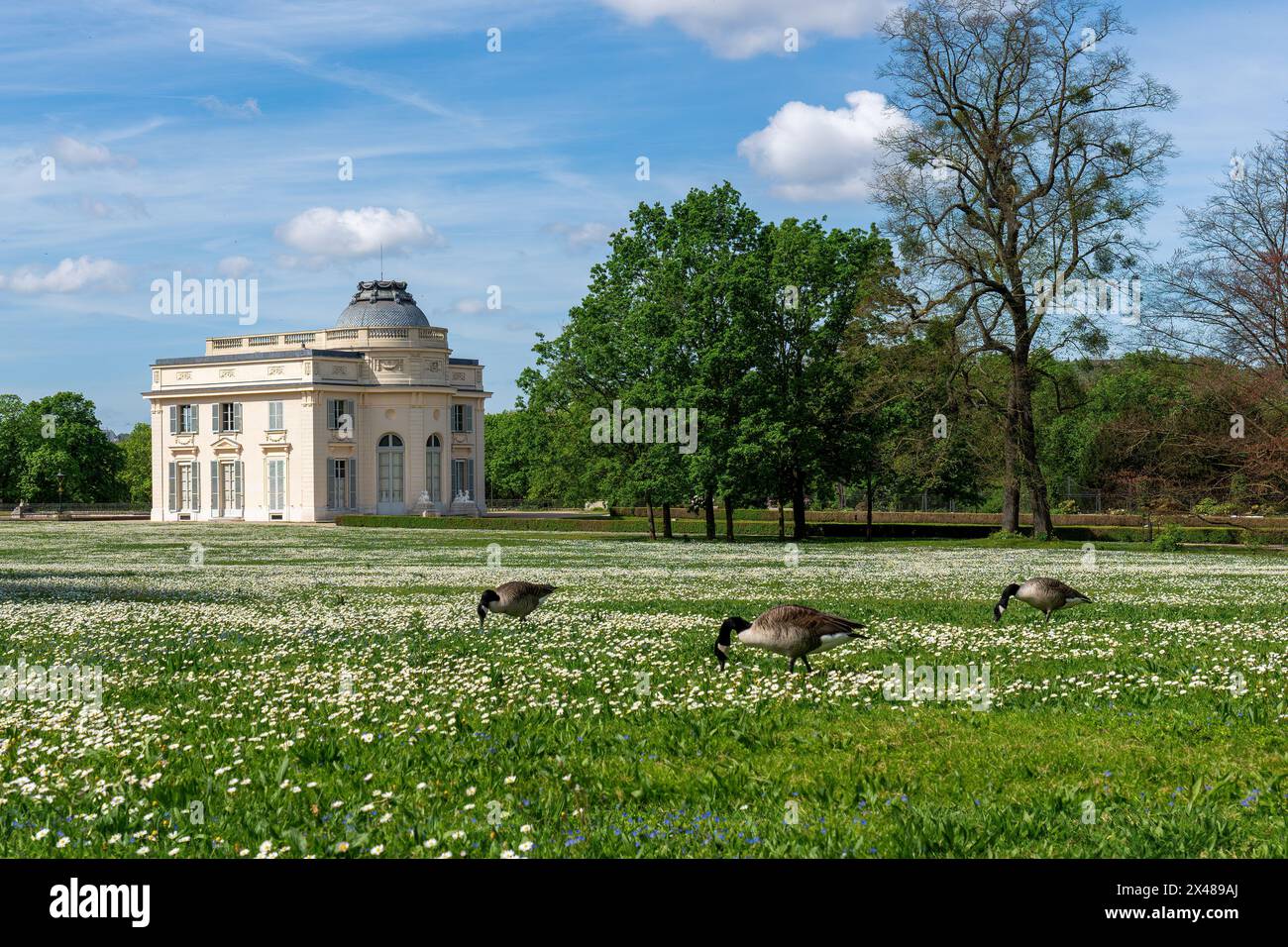 Schloss Bagatelle im Park Bagatelle - Paris, Frankreich Stockfoto