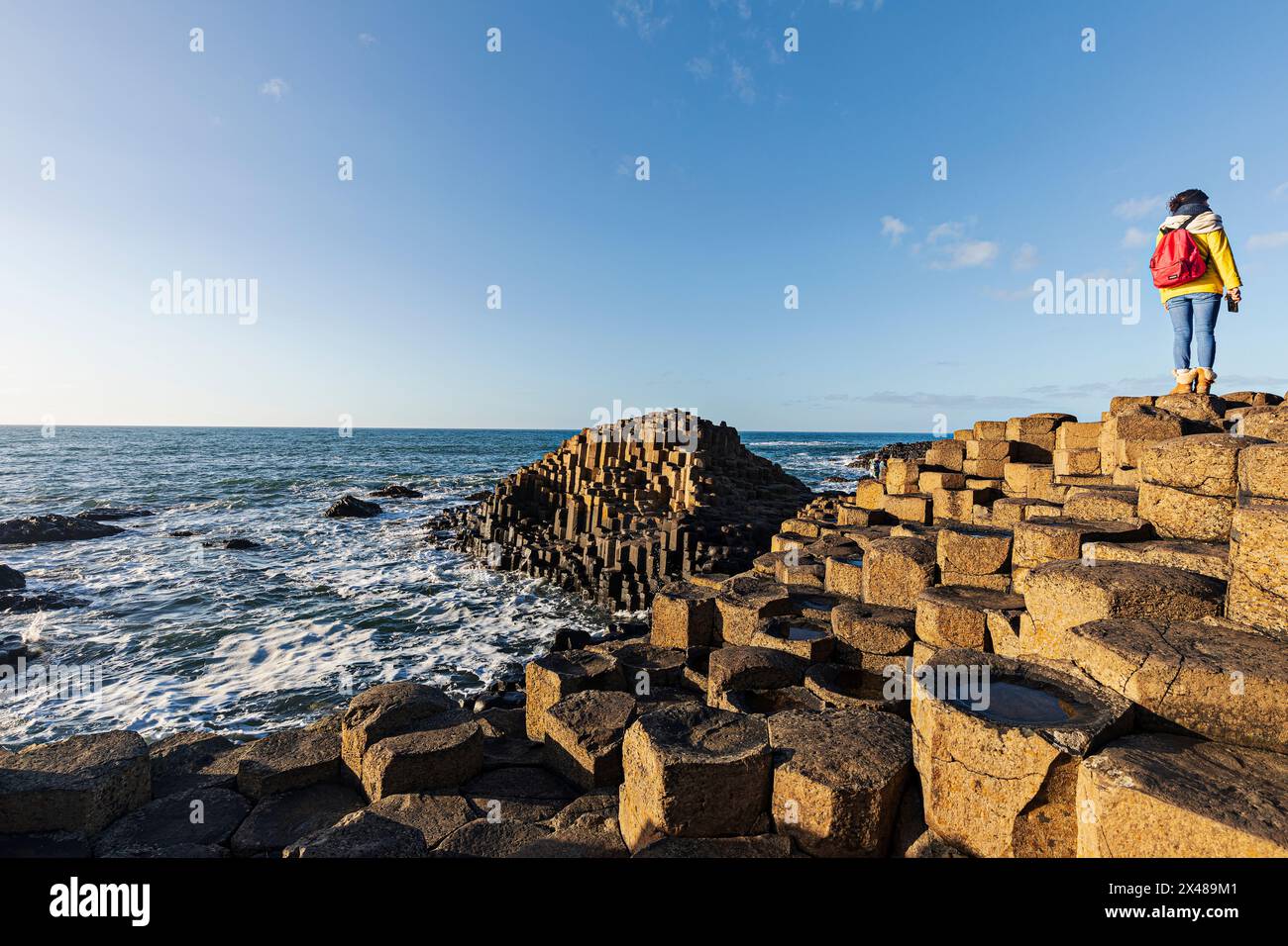 Der Giant's Causeway Stockfoto