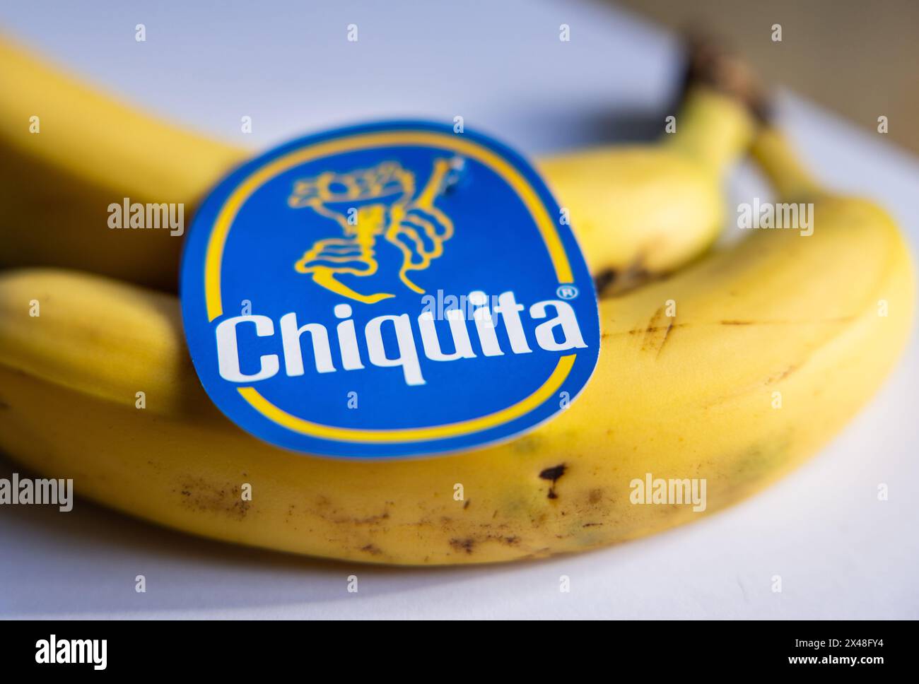 Zeichen und Symbole, Chiquita-Logo. Stockfoto