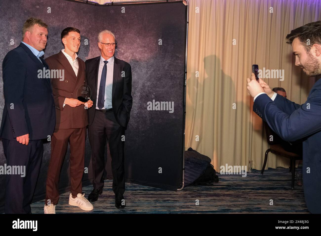 The Star Football Awards bei der OEC, in Owlerton, 29/4/24 - Mael de Gevigny Stockfoto