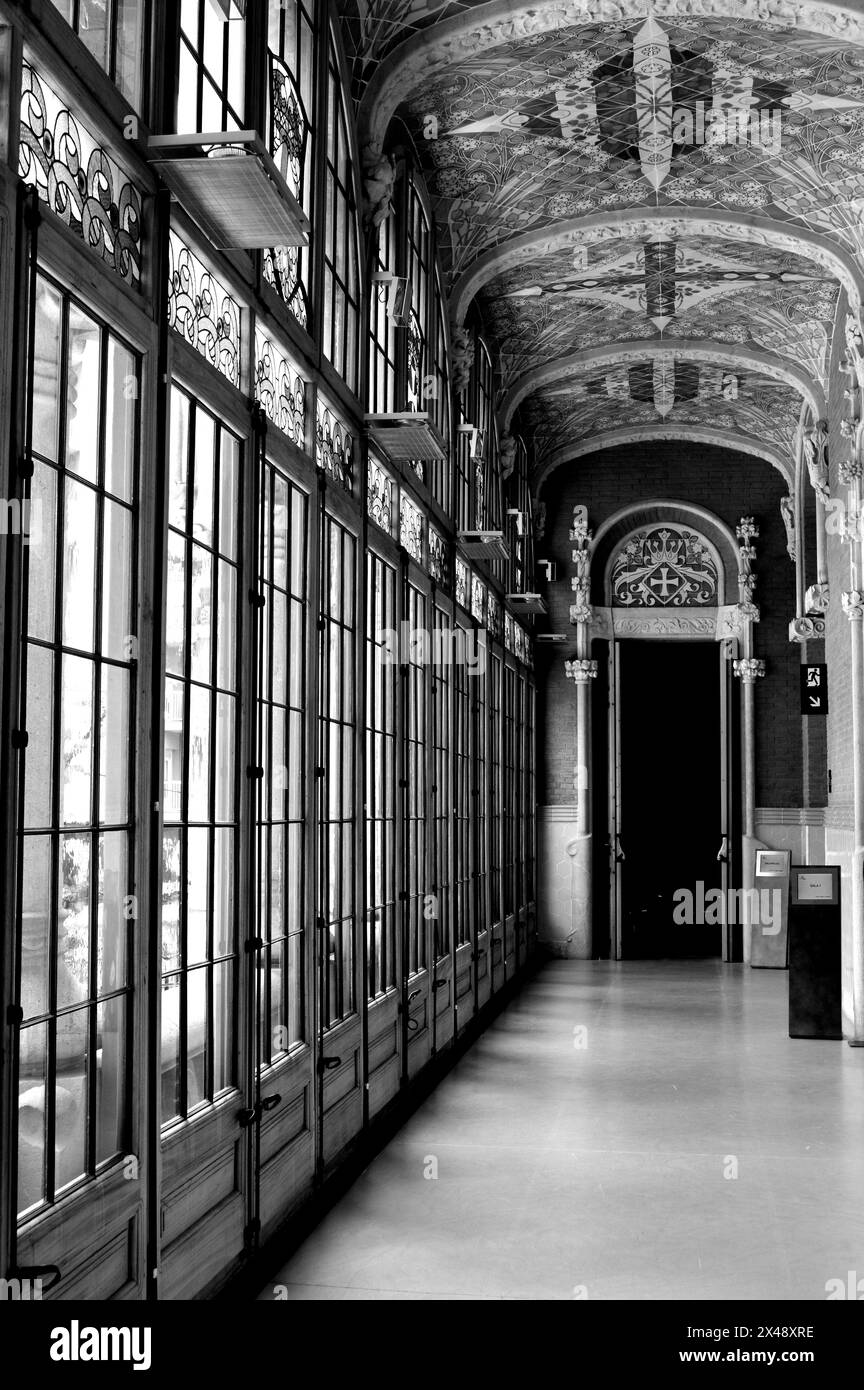 Hospital de Sant Pau - Barcelone Stockfoto