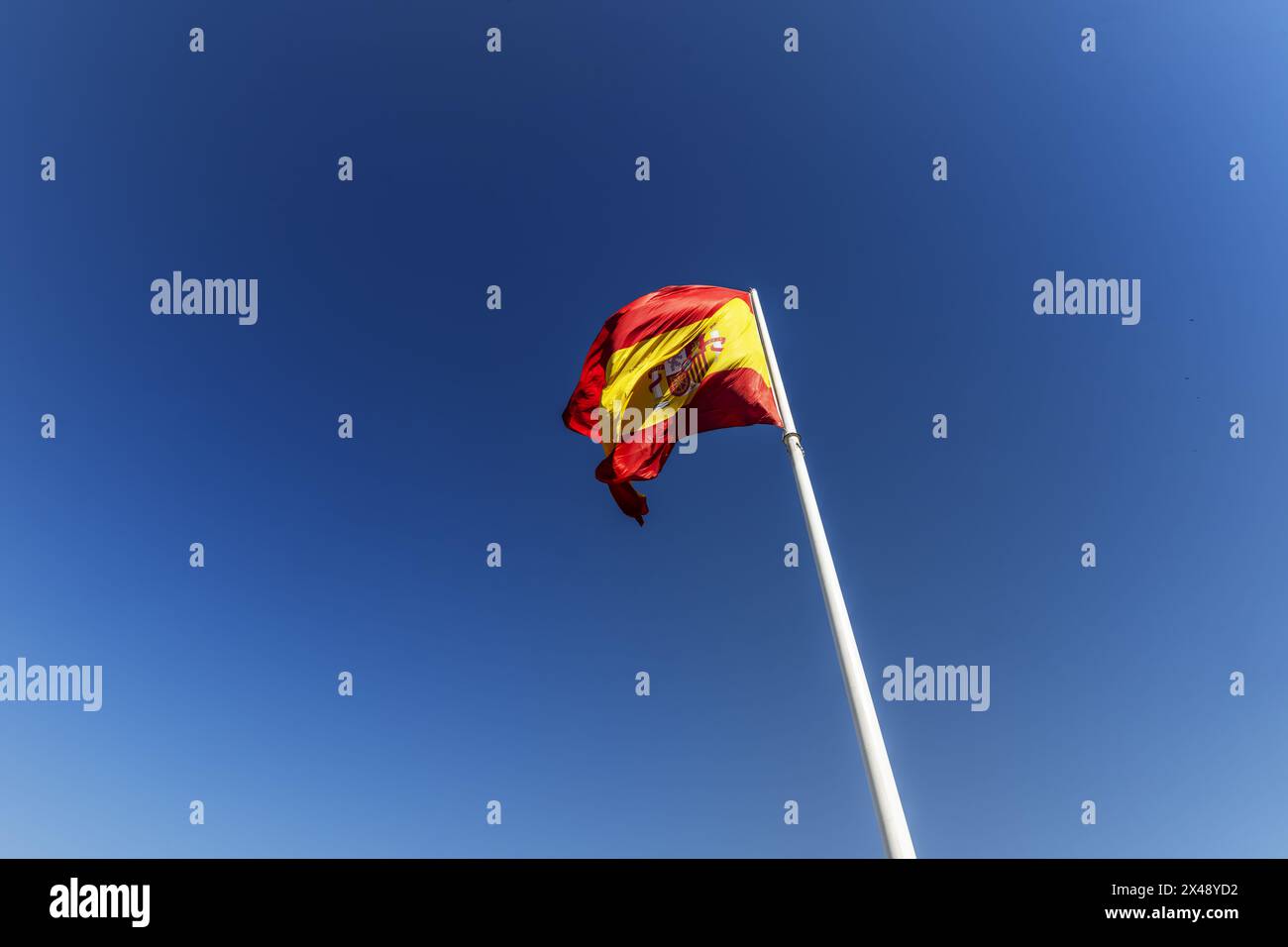 Der Begriff Flag in der spanischen Sprache hat mehrere Ursprünge Stockfoto