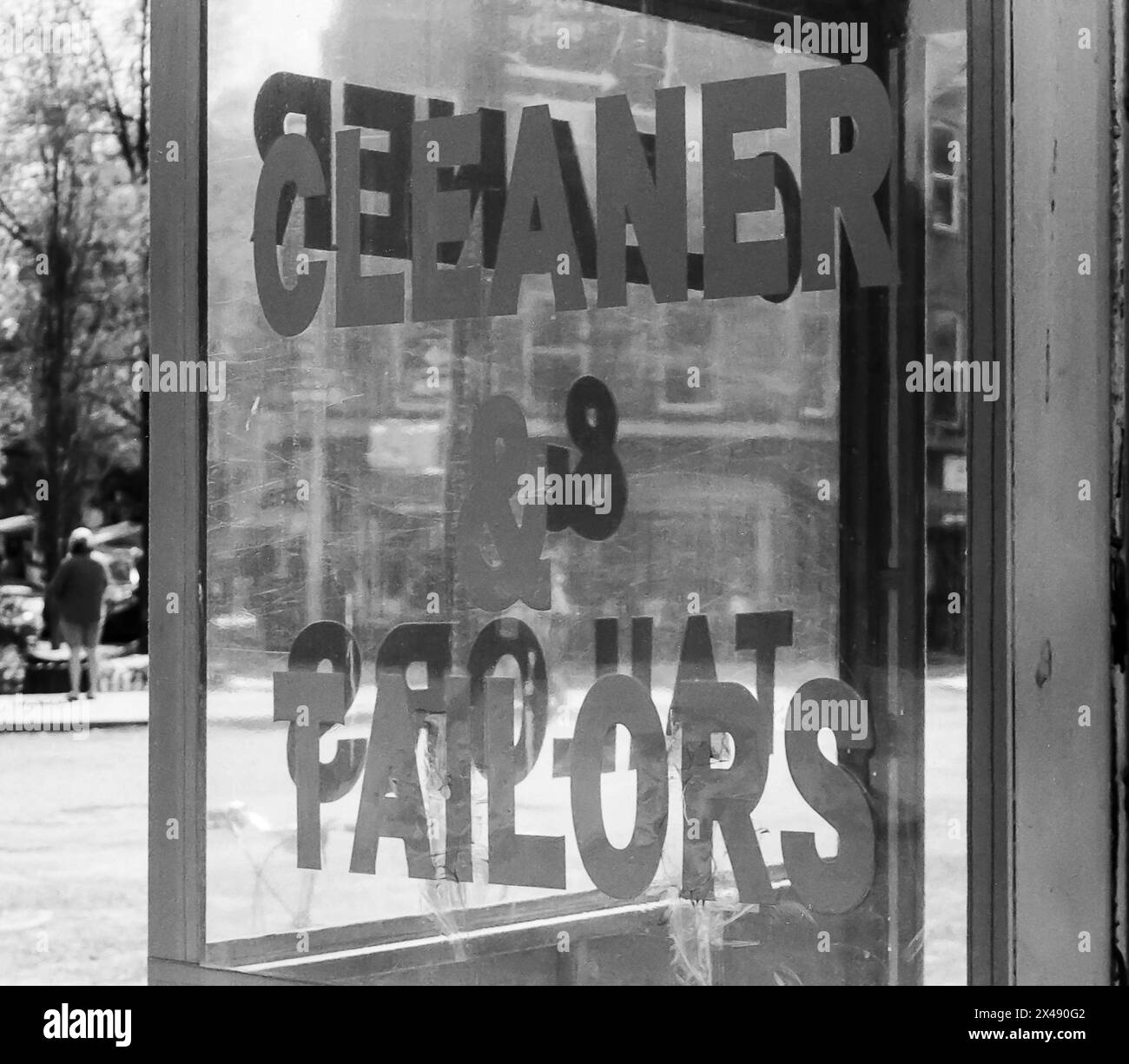 Waschsalon im New Yorker Viertel Greenwich Village am Mittwoch, 17. April 2024. (© Richard B. Levine) Stockfoto