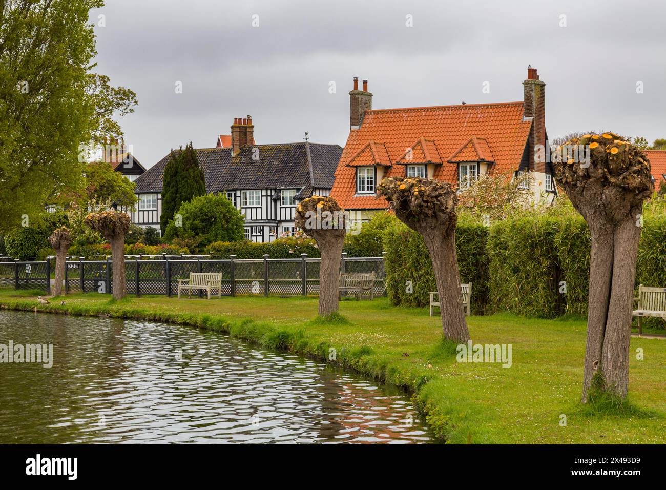 Thorpreness, Suffolk, Großbritannien im April Stockfoto