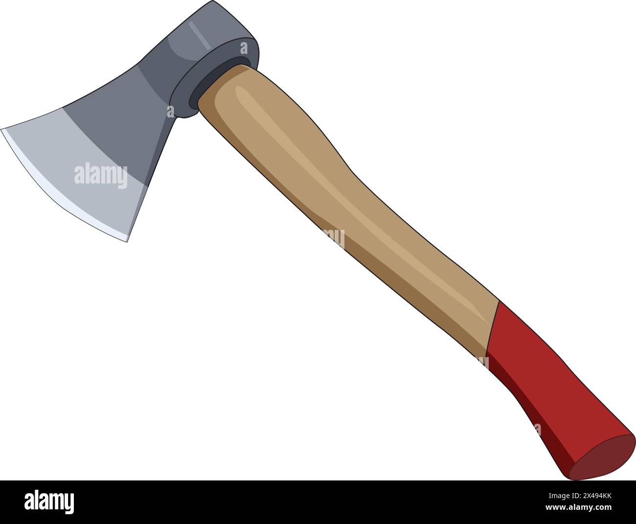 Eine Axt Stock Vektor