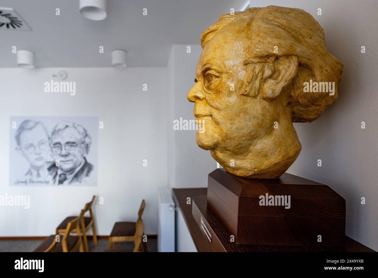 Nachod, Tschechische Republik. Mai 2024. Die Privatbibliothek des