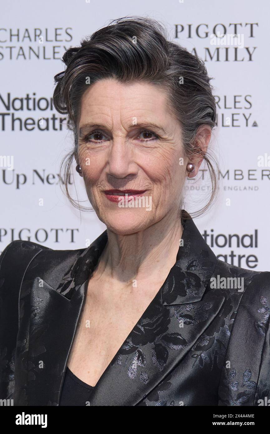London, UK . 1. Mai 2024 . Dame Harriet Walter fotografierte im National Theatre: Up Next Gala im National Theatre Southbank. Quelle: Alan D West/Alamy Live News Stockfoto