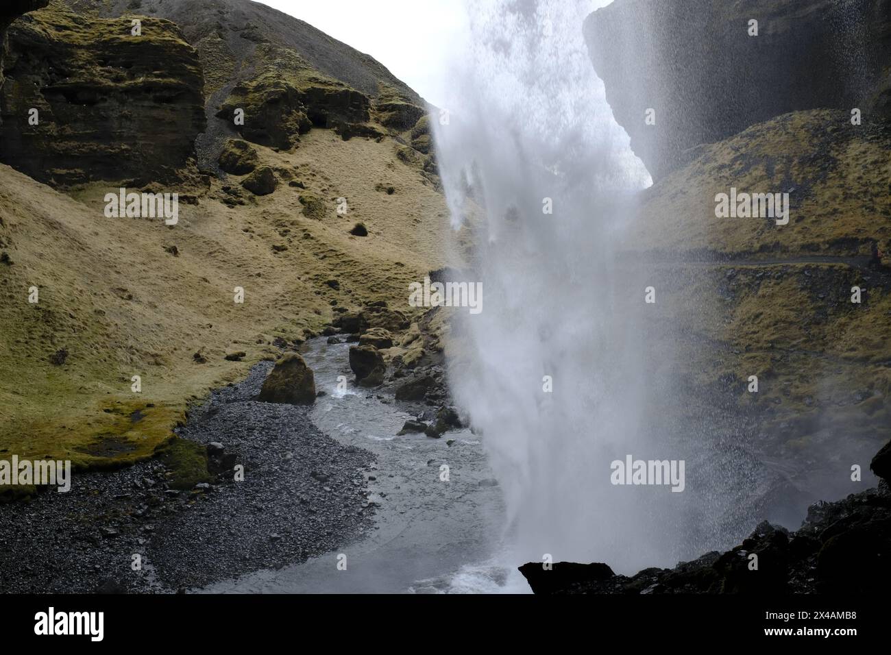 Kvernufoss, südlich von Island Stockfoto