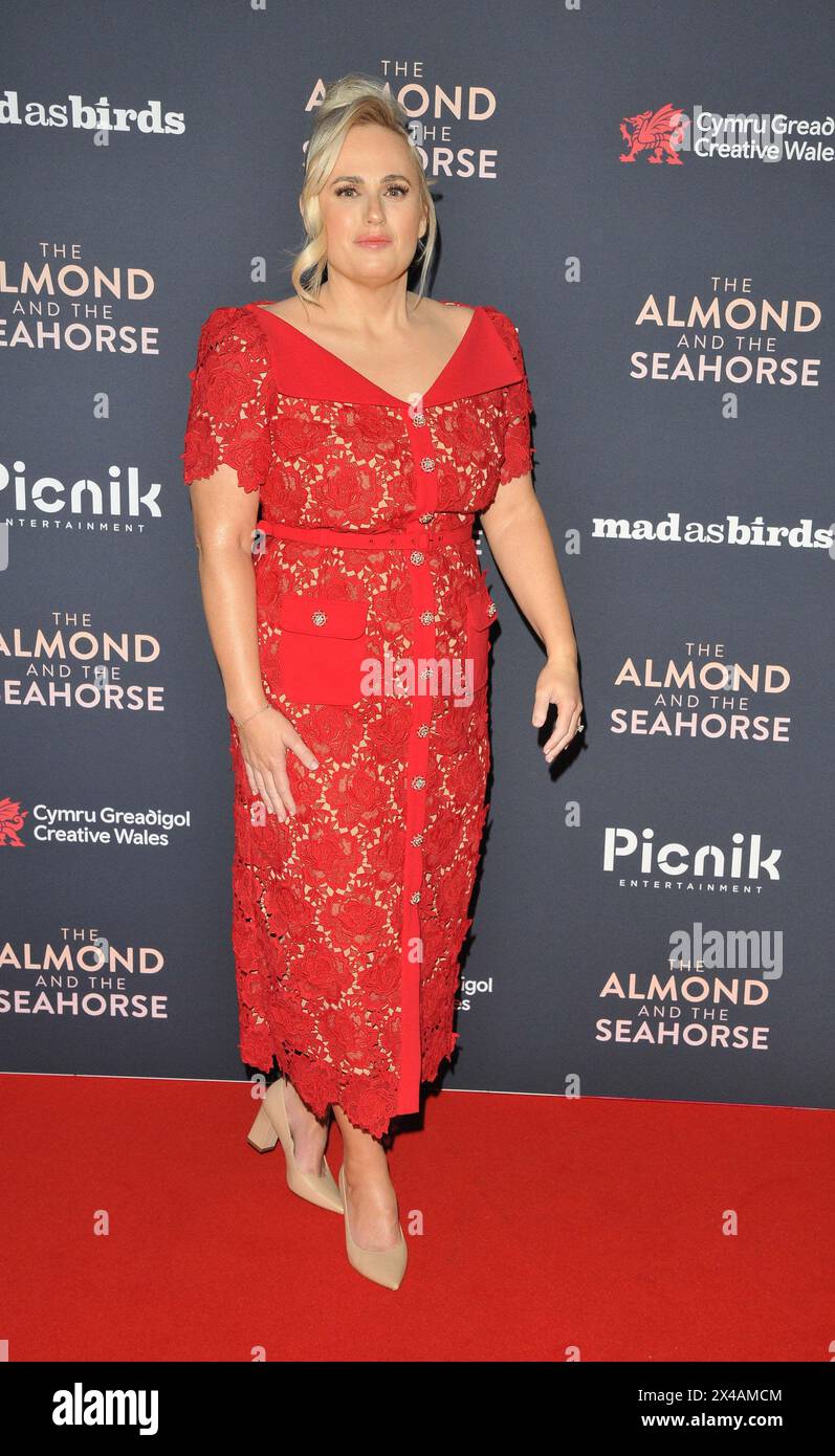 Rebell Wilson bei der britischen Filmpremiere „The Almond and the Seahorse“, Vue West End, Leicester Square, am Dienstag, den 30. April 2024 in London, England, Großbritannien. CAP/CAN ©CAN/Capital Pictures Stockfoto