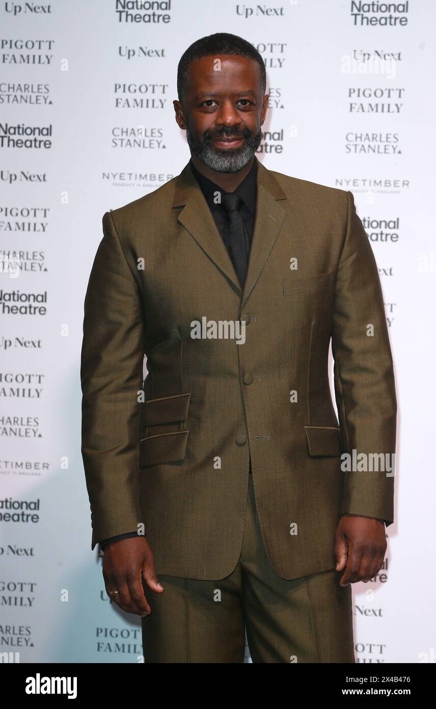 London, Großbritannien. Mai 2024. Adrian Lester besucht die National Theatre 'Up Next' Gala im National Theatre in London. Quelle: SOPA Images Limited/Alamy Live News Stockfoto