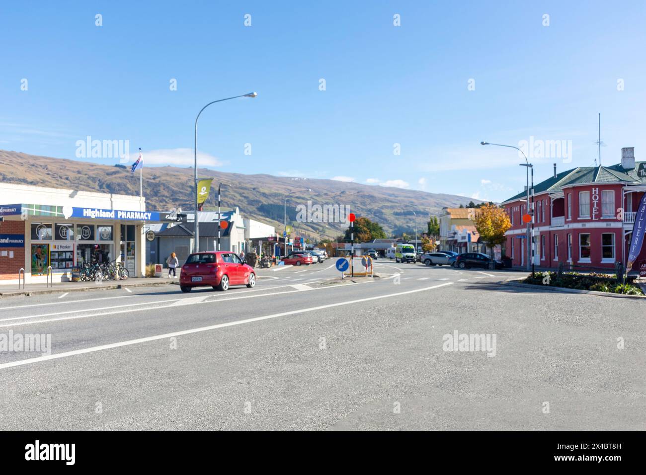 Scotland Street, Roxborough, Otago, South Island, Neuseeland Stockfoto