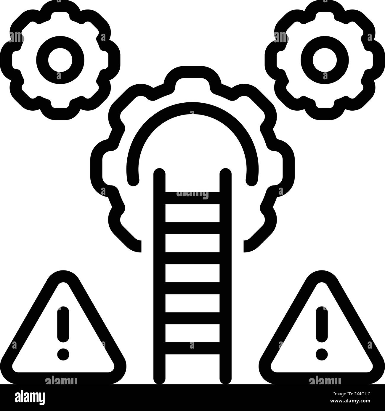 Symbol für Fehlerbehebung, Wartung Stock Vektor