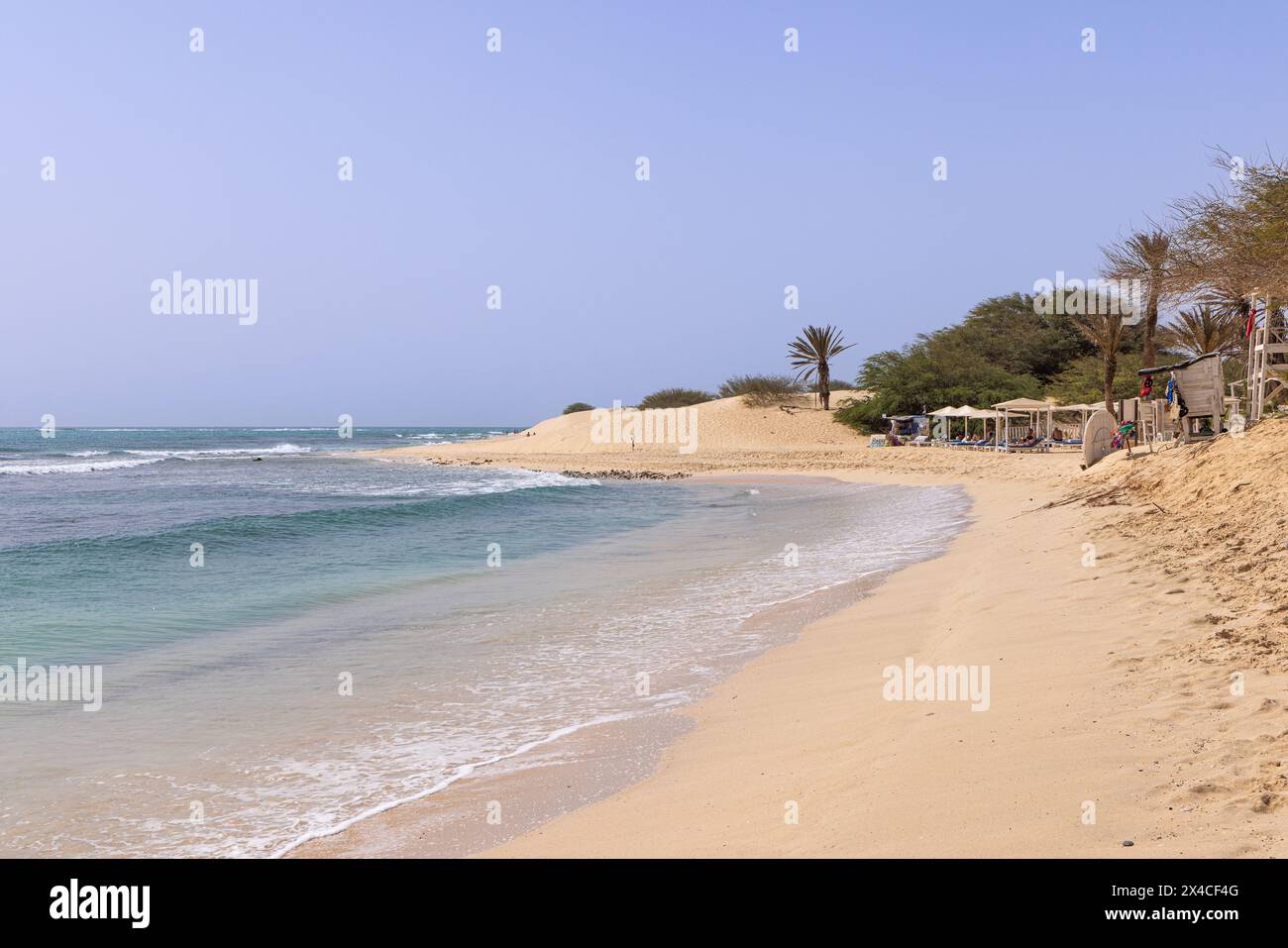 Wunderschöner Chaves Beach (Praia de Chaves), Boa Vista, Kap Verde, Republik Cabo Verde, Afrika Stockfoto