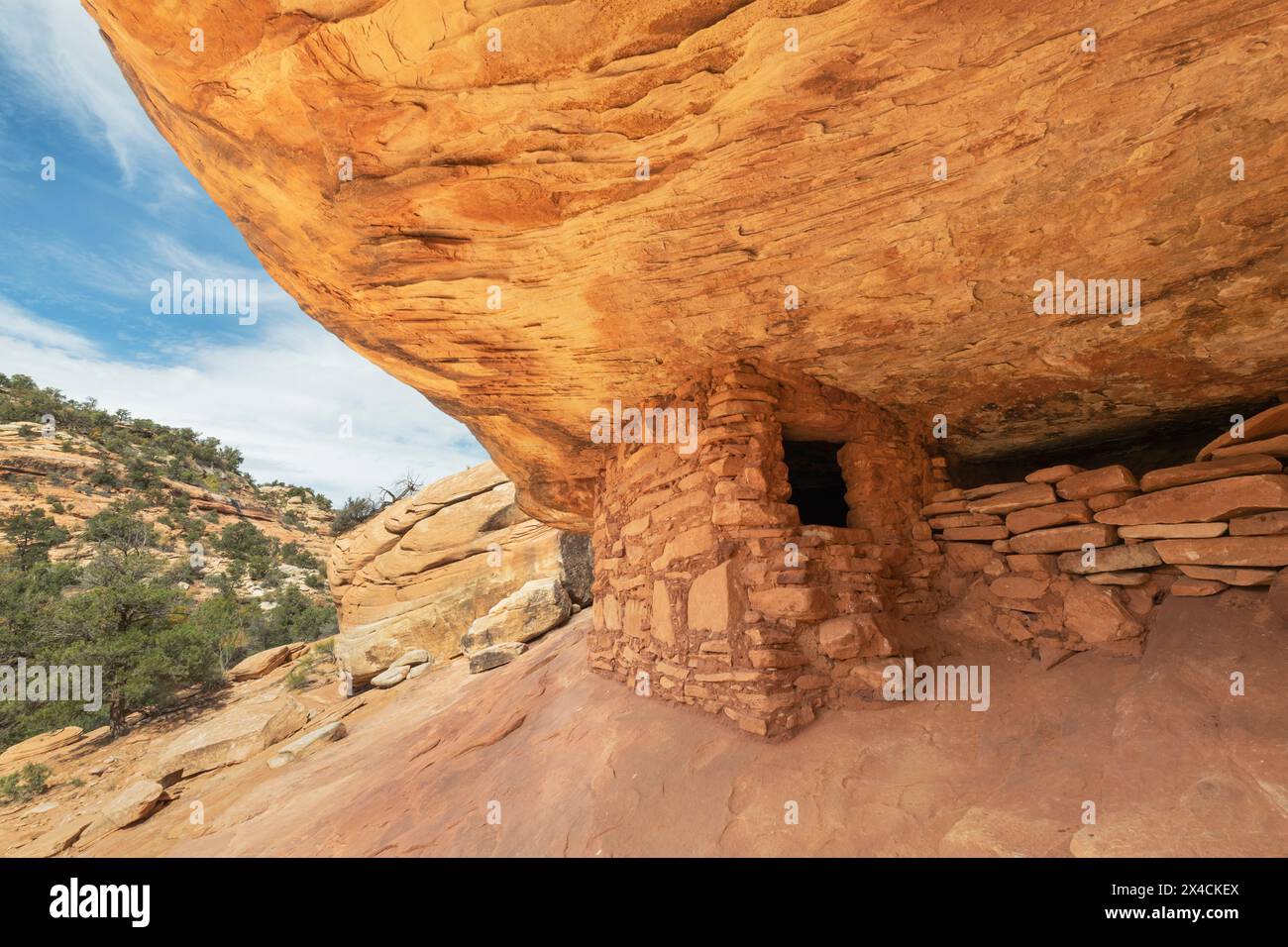 House on Fire Ruins Mule Canyon Cedar Mesa, Bears Ears National Monument, Utah. Stockfoto