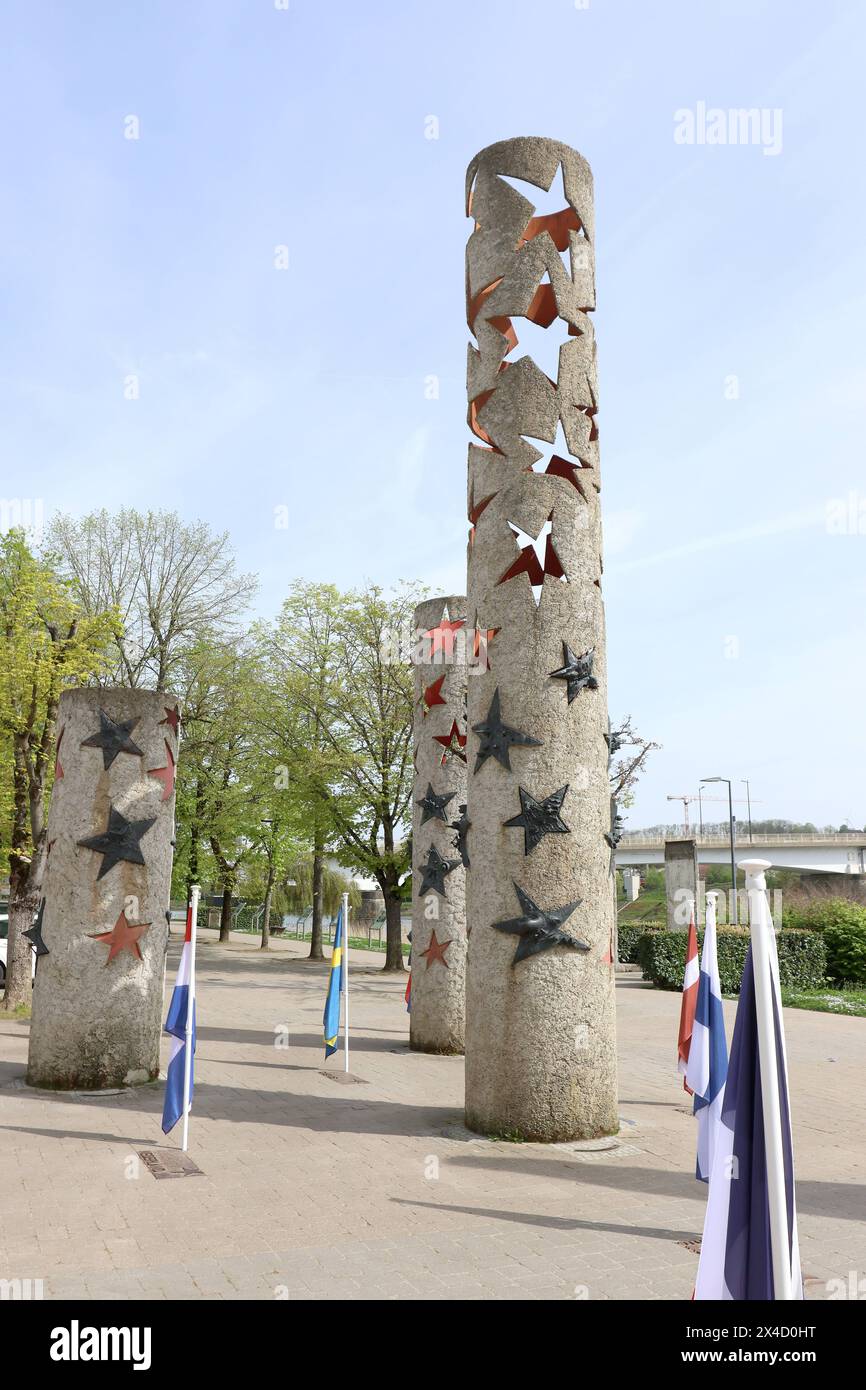 SCHENGEN, Lussemburgo, Luxemburg, MUSEO EUROPEO, MUSEE EUROPEEN, Veduta, Ansicht Stockfoto