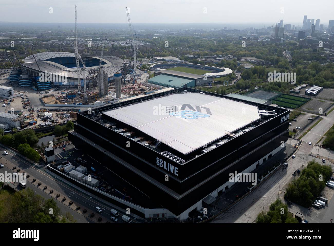 Co-op Live Arena, Manchester, Großbritannien. Quelle: Jon Super/Alamy Live News. Stockfoto