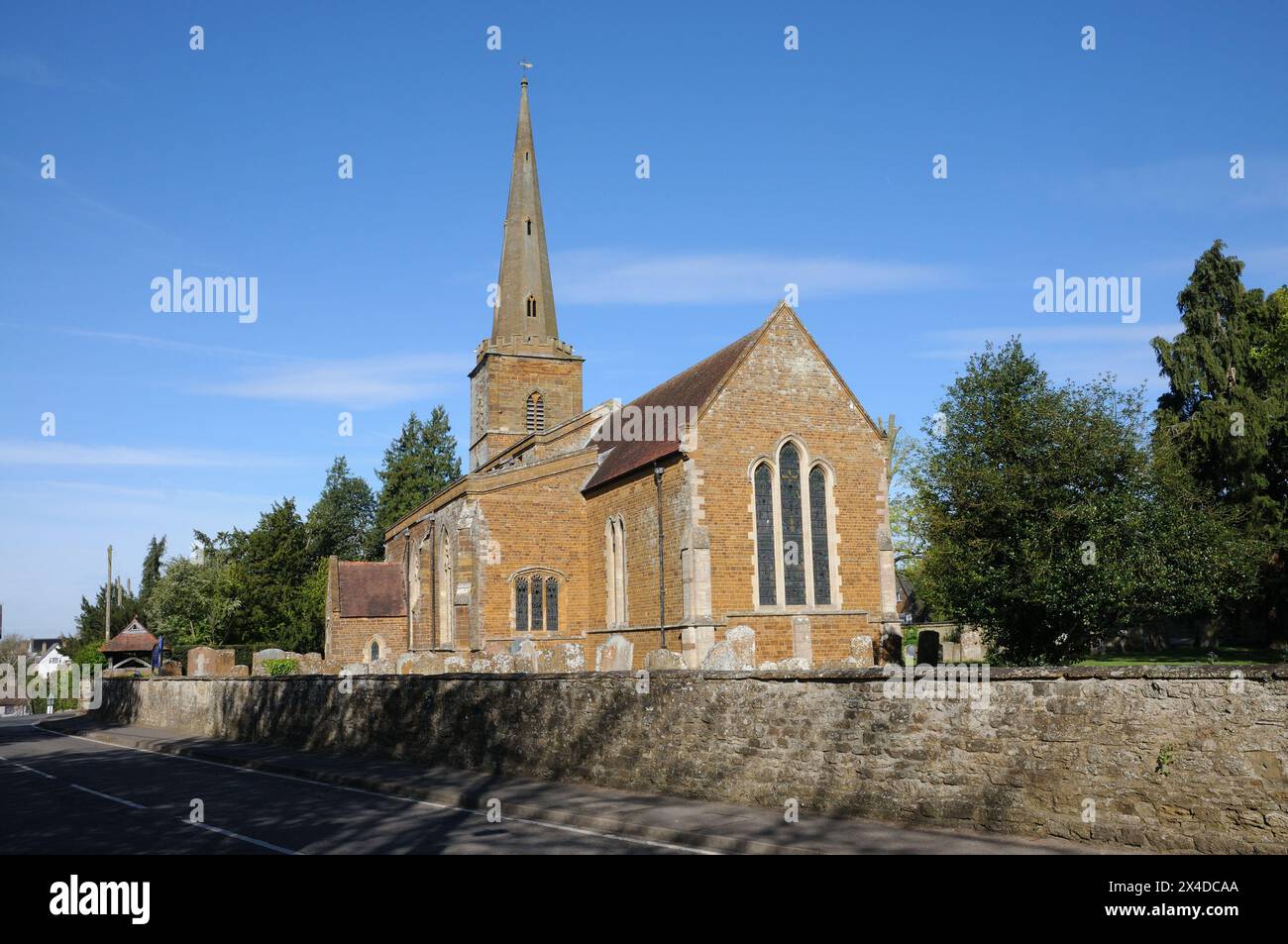 St. Bartholomew's Church, Greens Norton, Northamptonshire Stockfoto