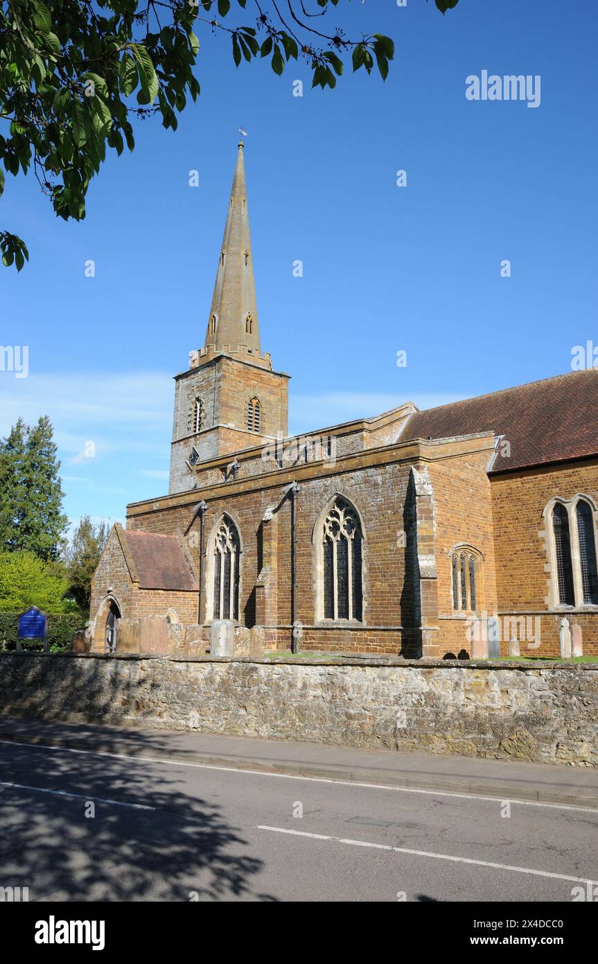 St. Bartholomew's Church, Greens Norton, Northamptonshire Stockfoto