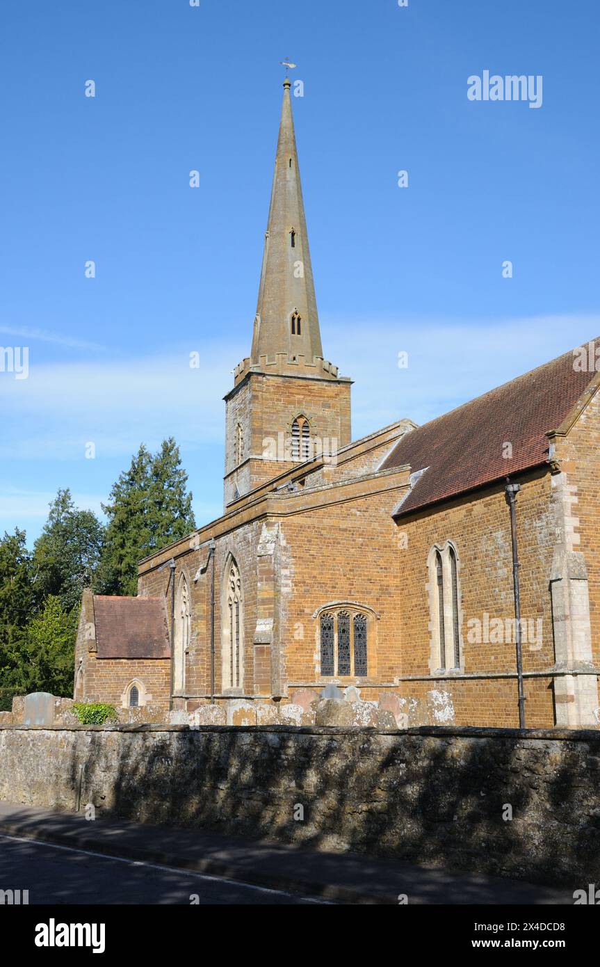 St. Bartholomew's Church, Greens Norton, Northamptonshire Stockfoto