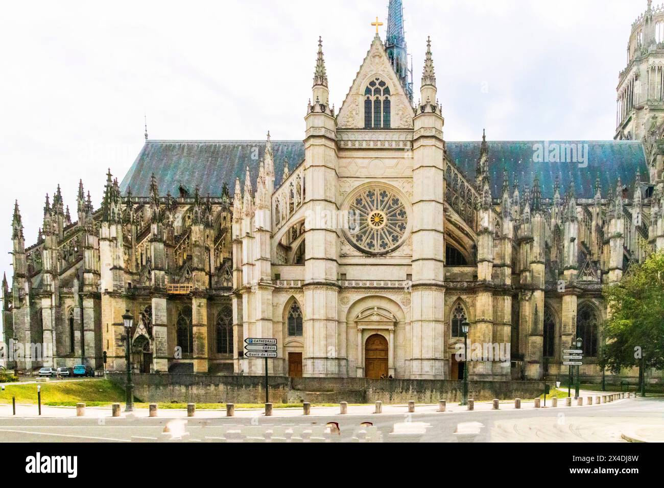 Kirche in Orleans, Frankreich. Gewidmet dem Gedenken an Jeanne d'Arc. Stockfoto