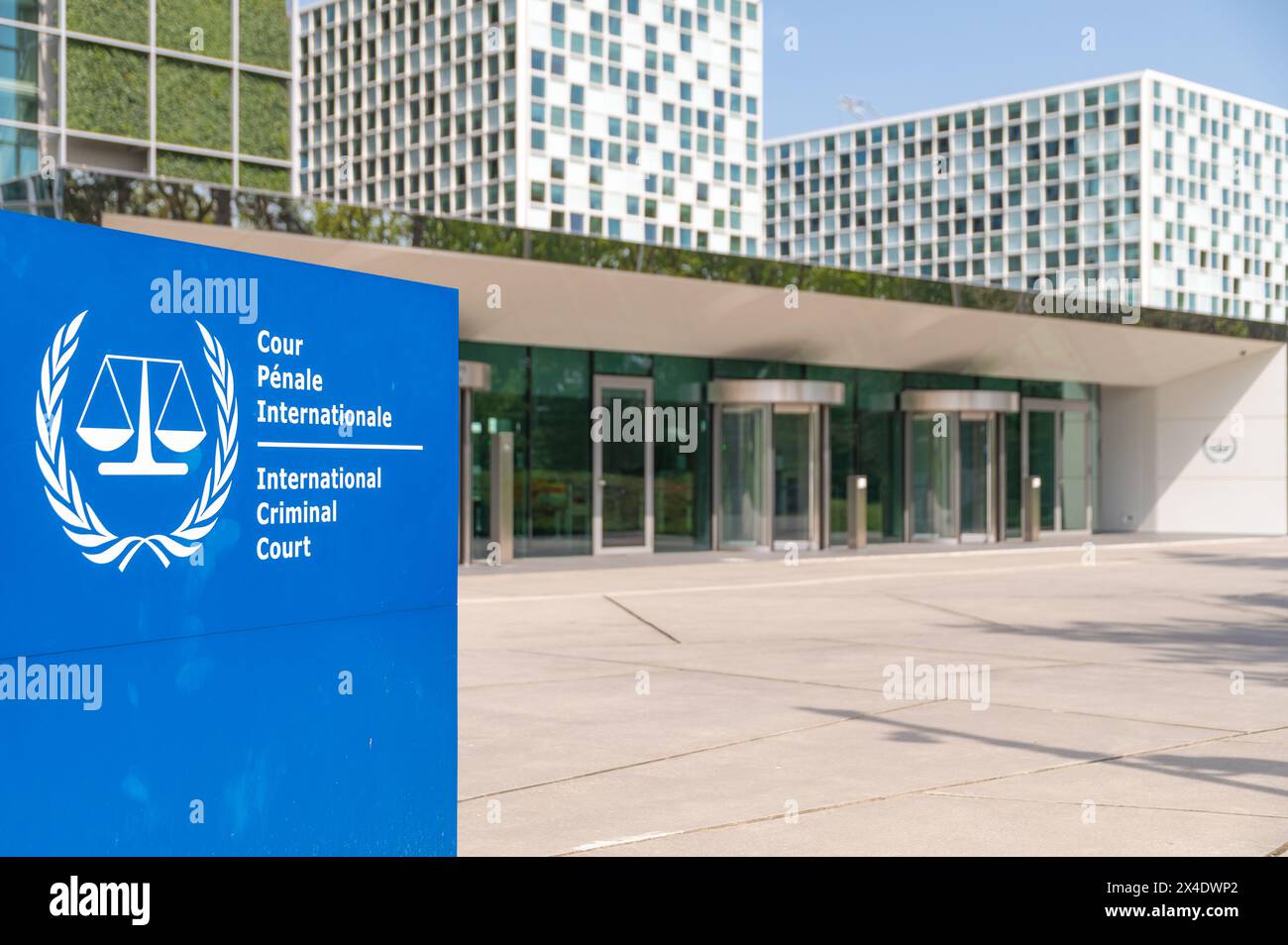 Der Internationale Strafgerichtshof (ICC) in den Haag, Niederlande Stockfoto