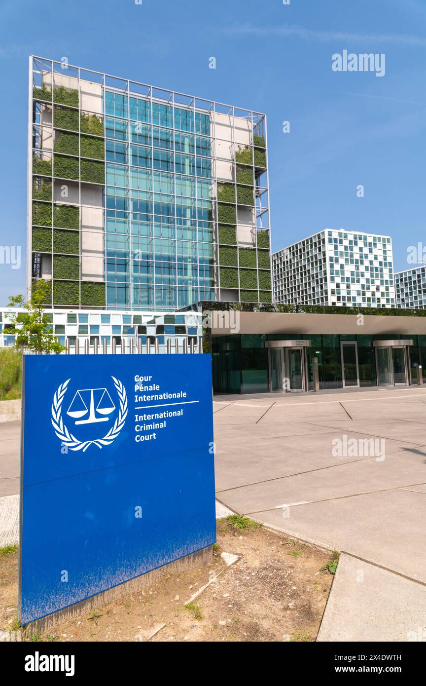 Der Internationale Strafgerichtshof (ICC) in den Haag, Niederlande Stockfoto