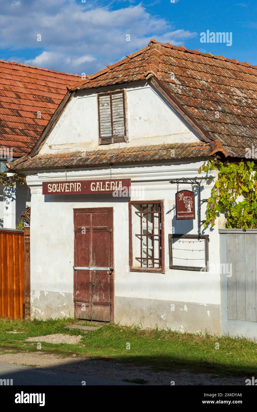 Rumänien, Siebenbürgen. Coltesti Souvenir Shop. (Nur Für Redaktionelle Zwecke) Stockfoto