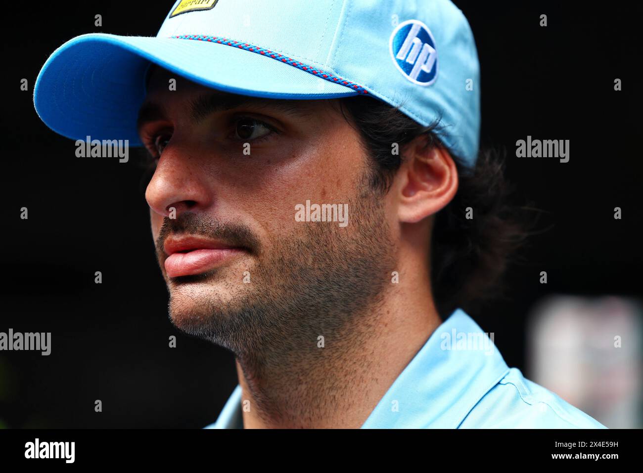 Miami, USA. Mai 2024. Carlos Sainz Jr (ESP) Ferrari. 02.05.2024. Formel-1-Weltmeisterschaft, Rd 6, Miami Grand Prix, Miami, Florida, USA, Vorbereitungstag. Das Foto sollte lauten: XPB/Alamy Live News. Stockfoto