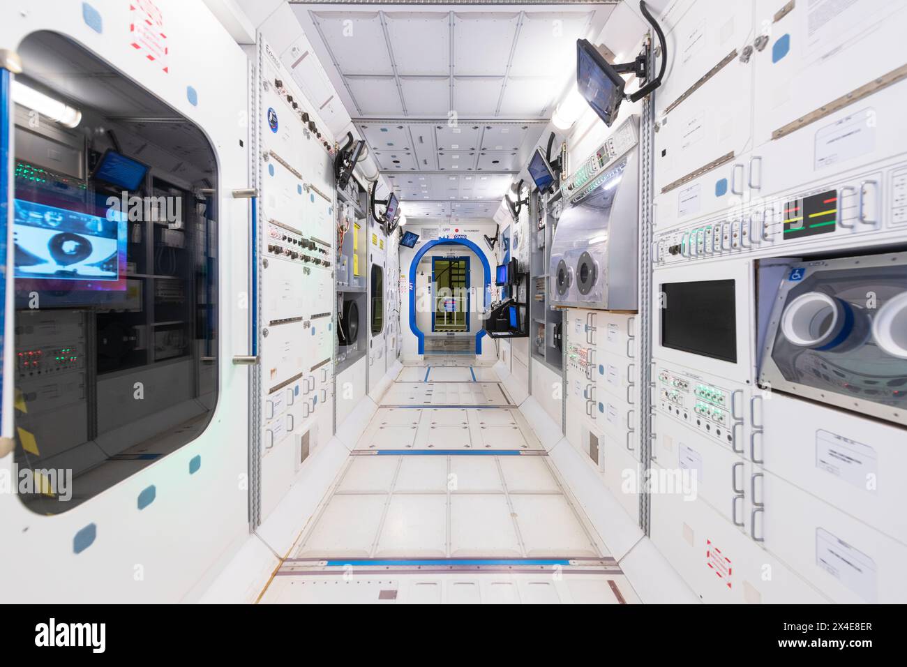 International Space Station Exhibit, U.S. Space and Rocket Center, Huntsville, Alabama. Stockfoto