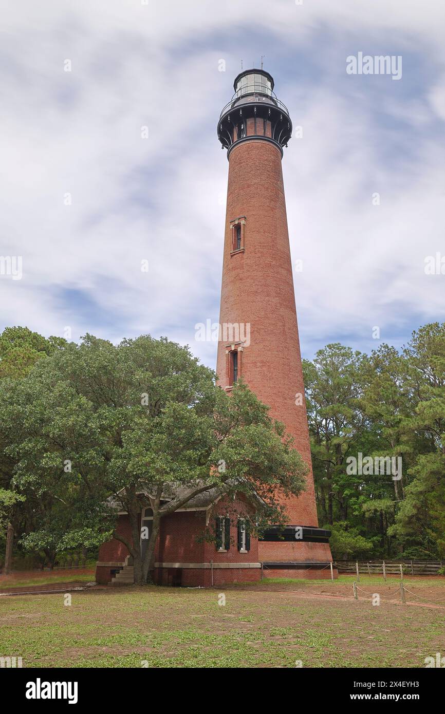 USA, North Carolina, Corolla. Currituck Lighthouse Stockfoto