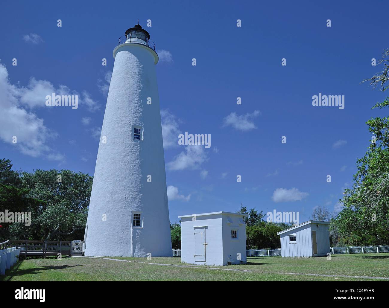 USA, North Carolina, Ocracoke Island. Ocracoke Lighthouse Stockfoto