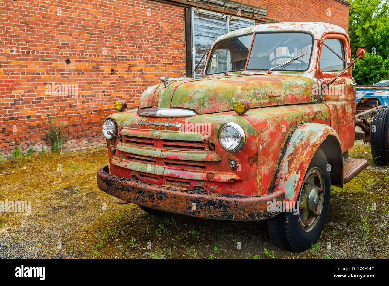 1948 Dodge Pickup Truck. USA, Washington State, Palouse, Colfax. (Nur Für Redaktionelle Zwecke) Stockfoto
