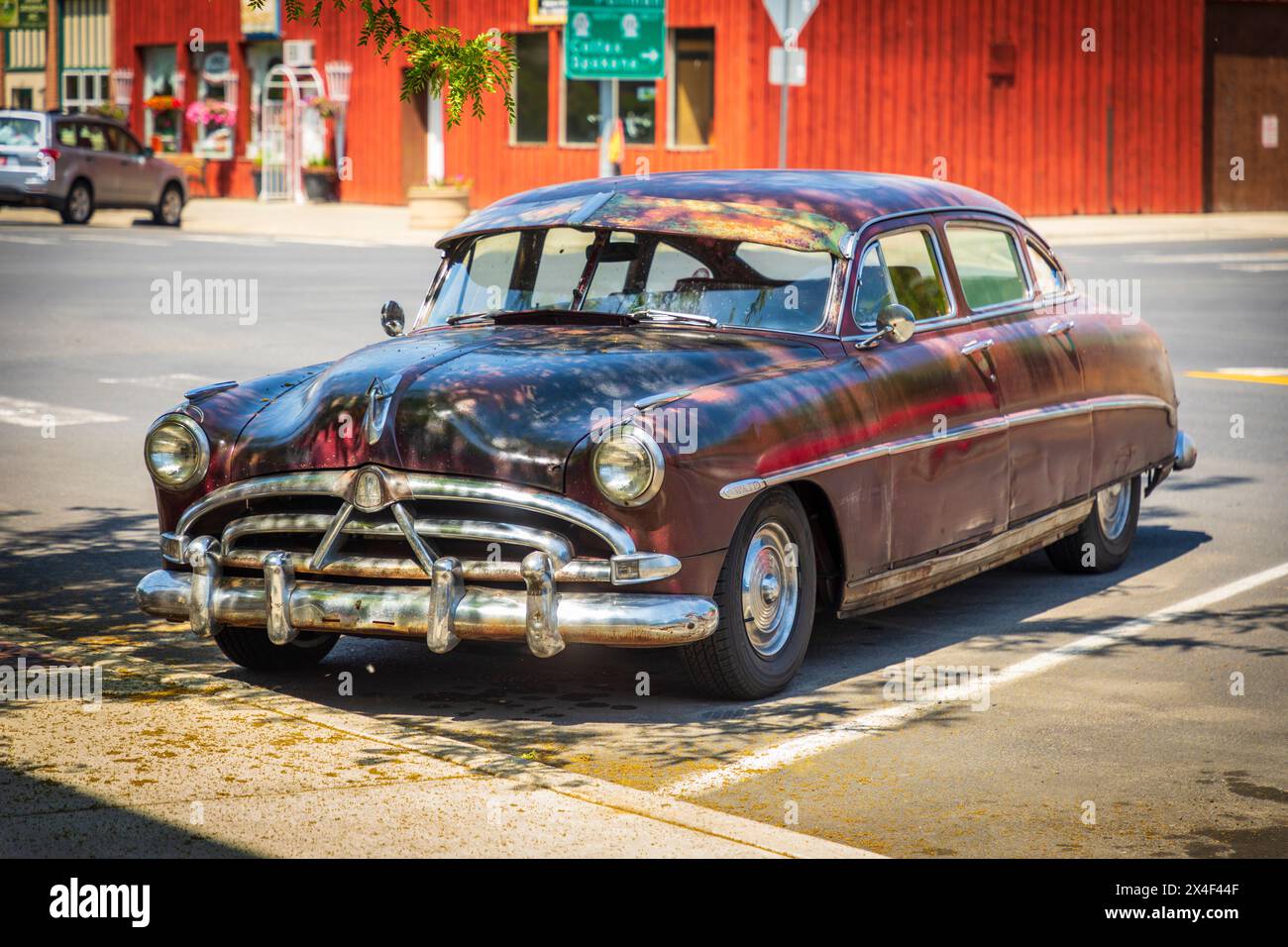 1952 Hudson Wasp Limousine. USA, Washington State, Palouse, Colfax. (Nur Für Redaktionelle Zwecke) Stockfoto