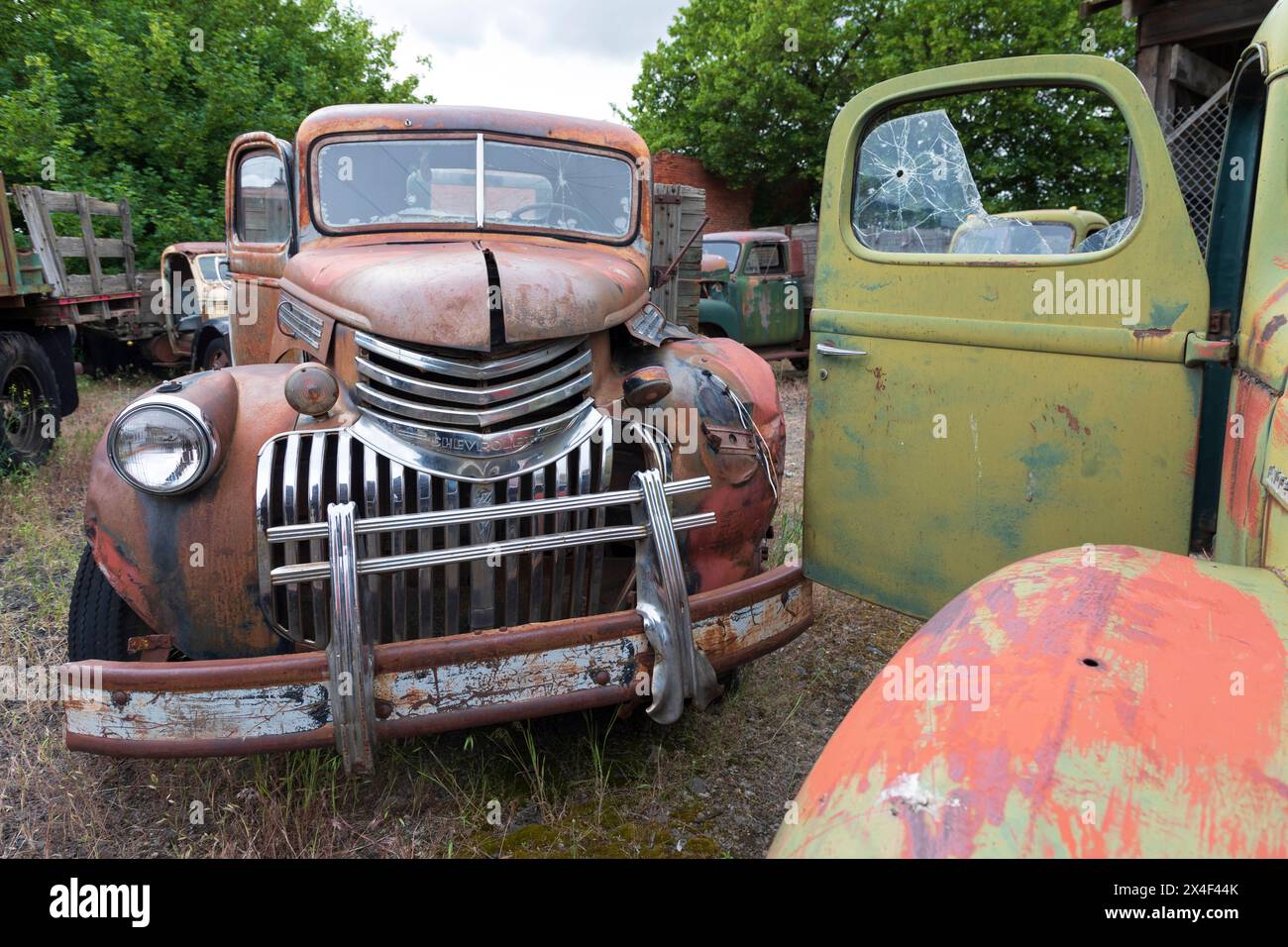 Oldtimer. USA, Washington State, Palouse, Colfax. (Nur Für Redaktionelle Zwecke) Stockfoto