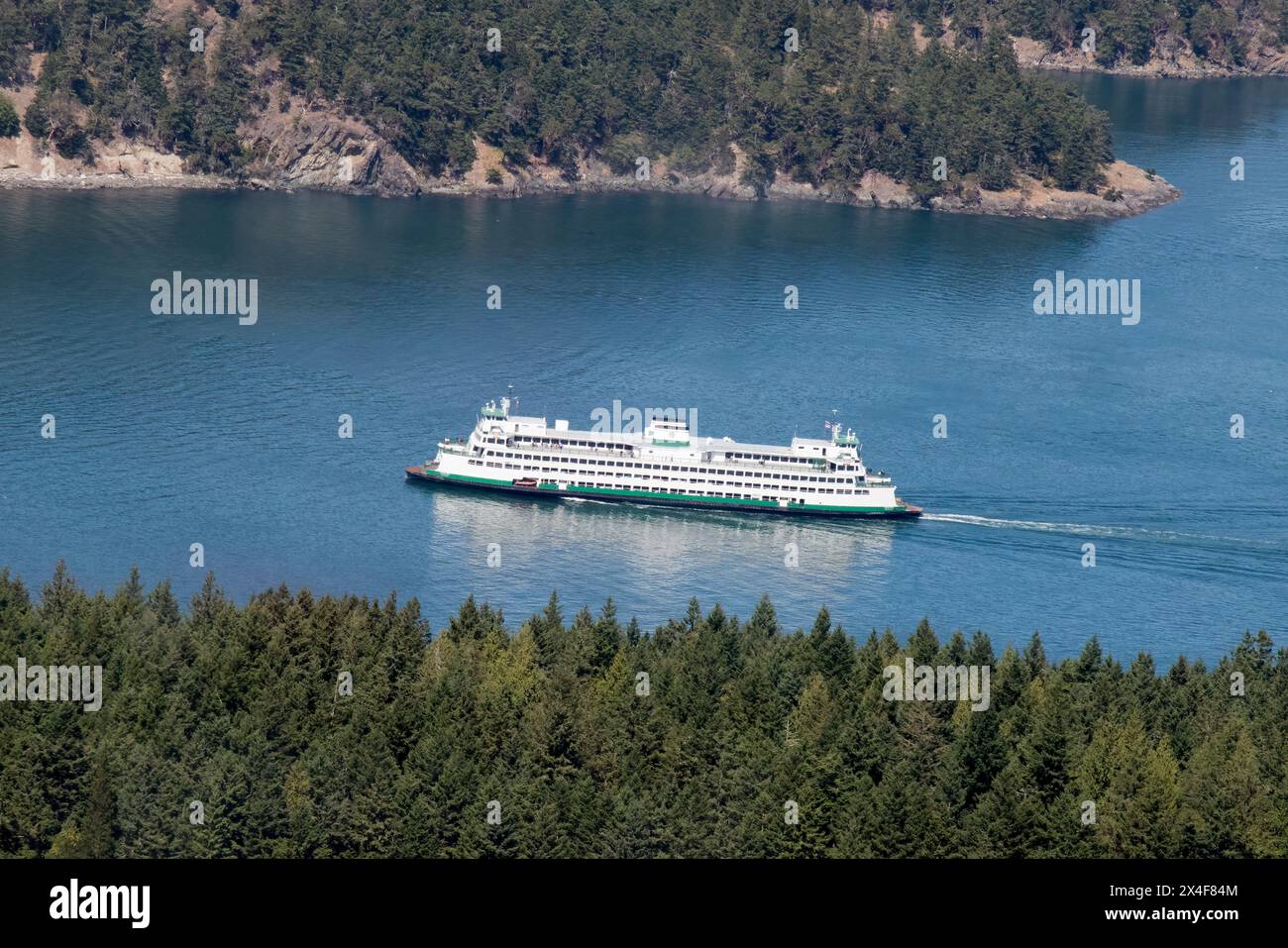 USA, Bundesstaat Washington. San Juan Islands, Washington State Ferry Yakima Stockfoto