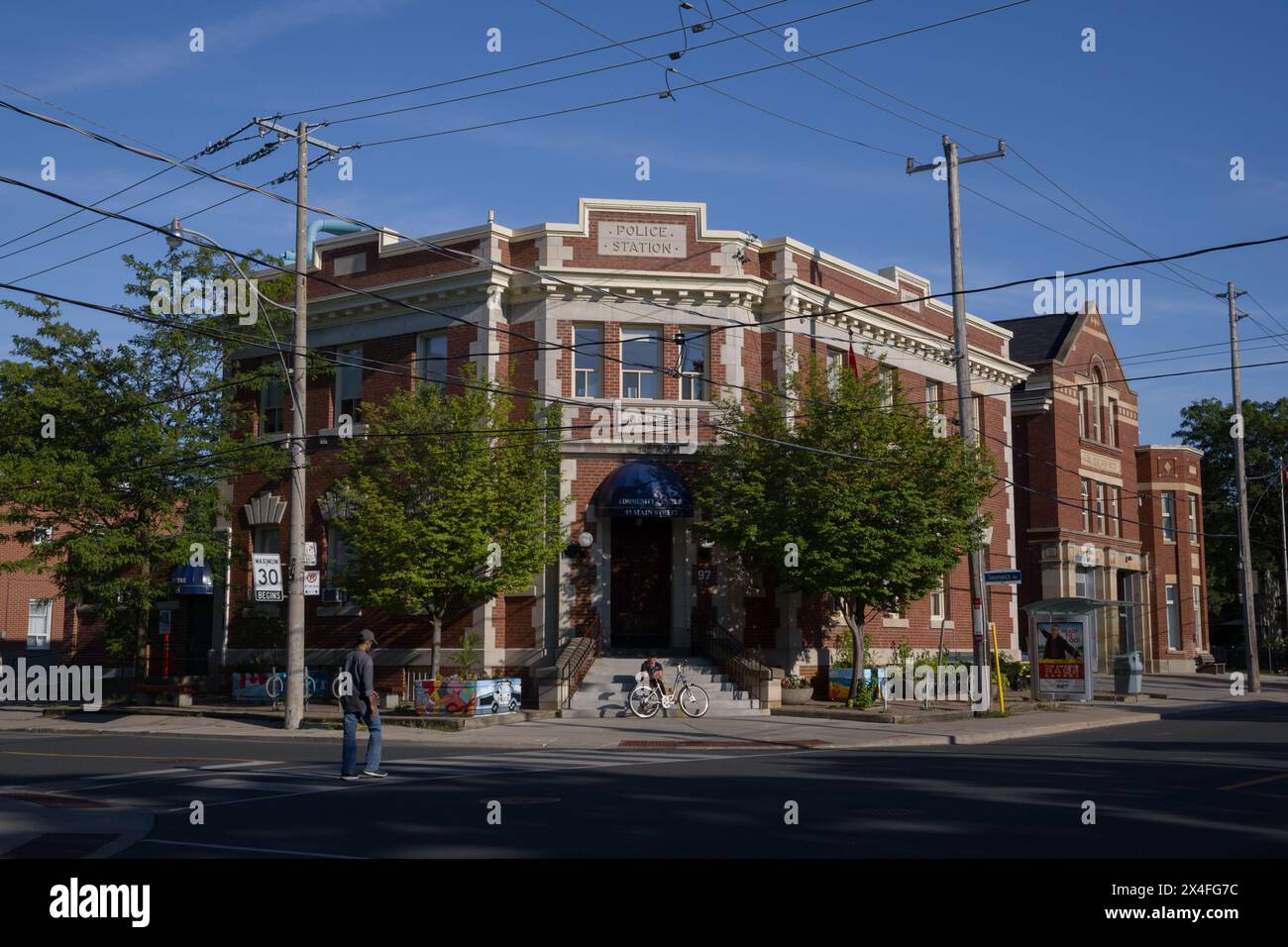 Altes Toronto Gebäude, historischer Ort in der Innenstadt Stockfoto