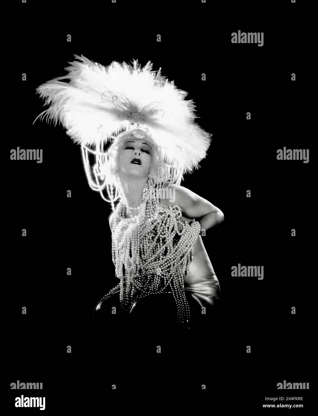 Alla Nazimova in einem Foto aus dem Film Salome aus dem Jahr 1923. Stockfoto