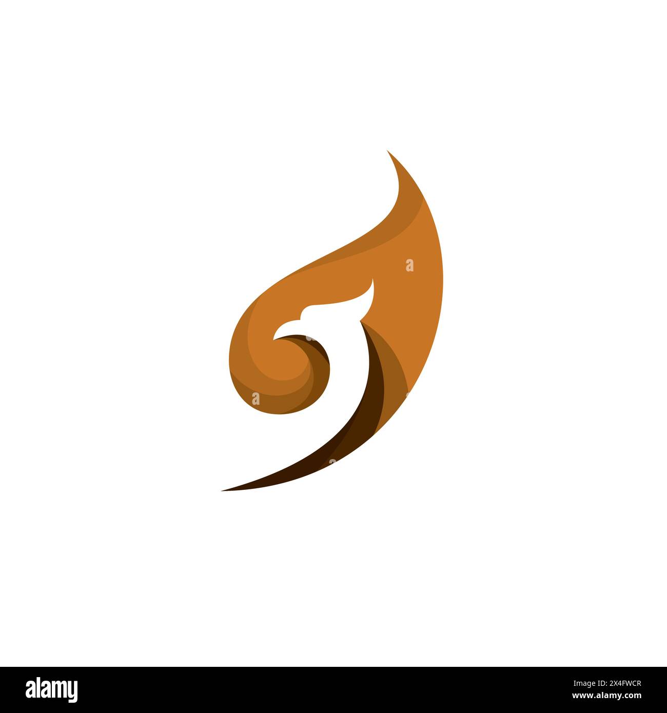 Adler-Vogel-Logo, Phoenix-Logo-Design, Adler-Illustration-Vektor Stock Vektor