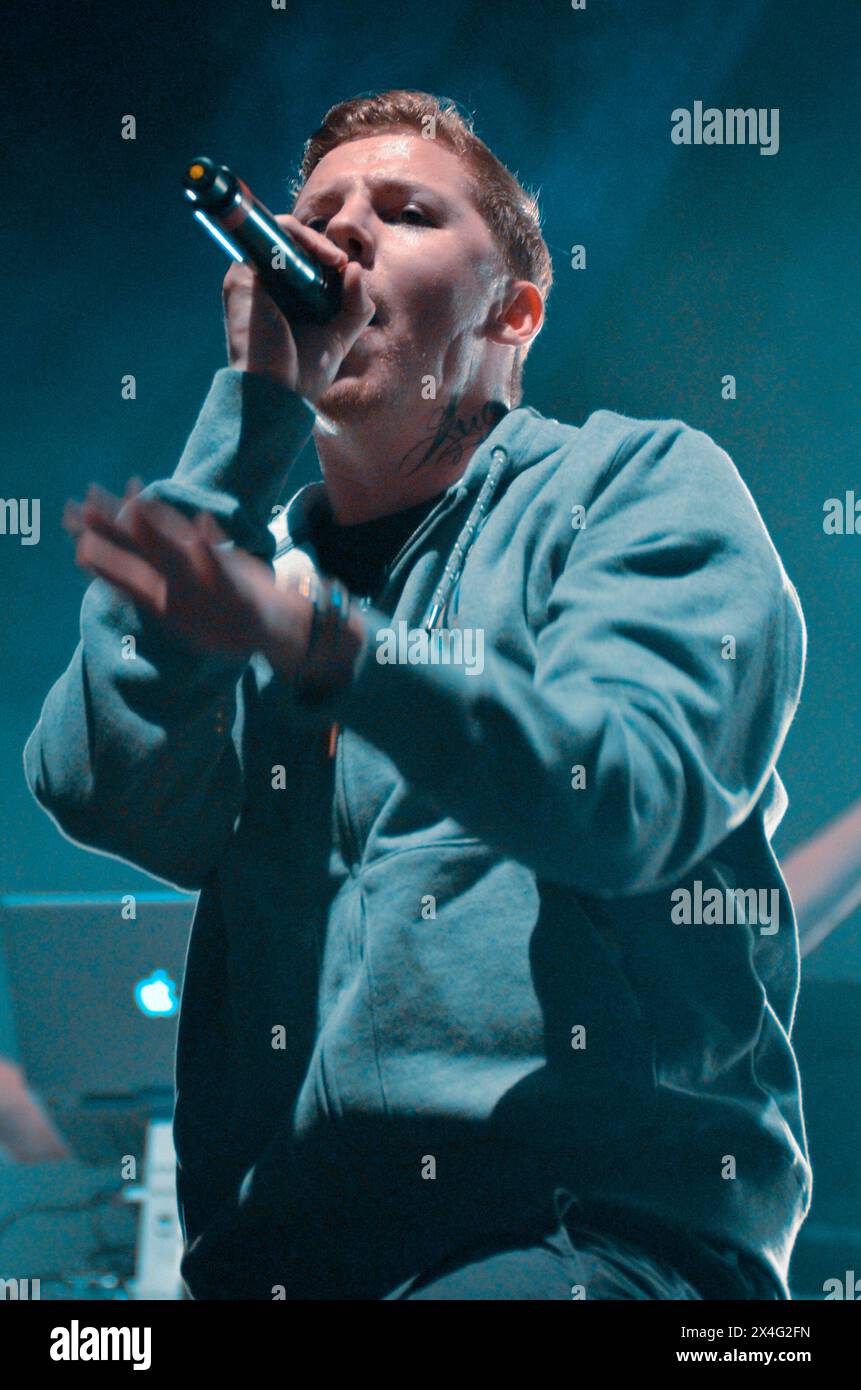 Professor Green, V2012, Hylands Park, Chelmsford, Essex, Großbritannien - 18. August 2012 Stockfoto