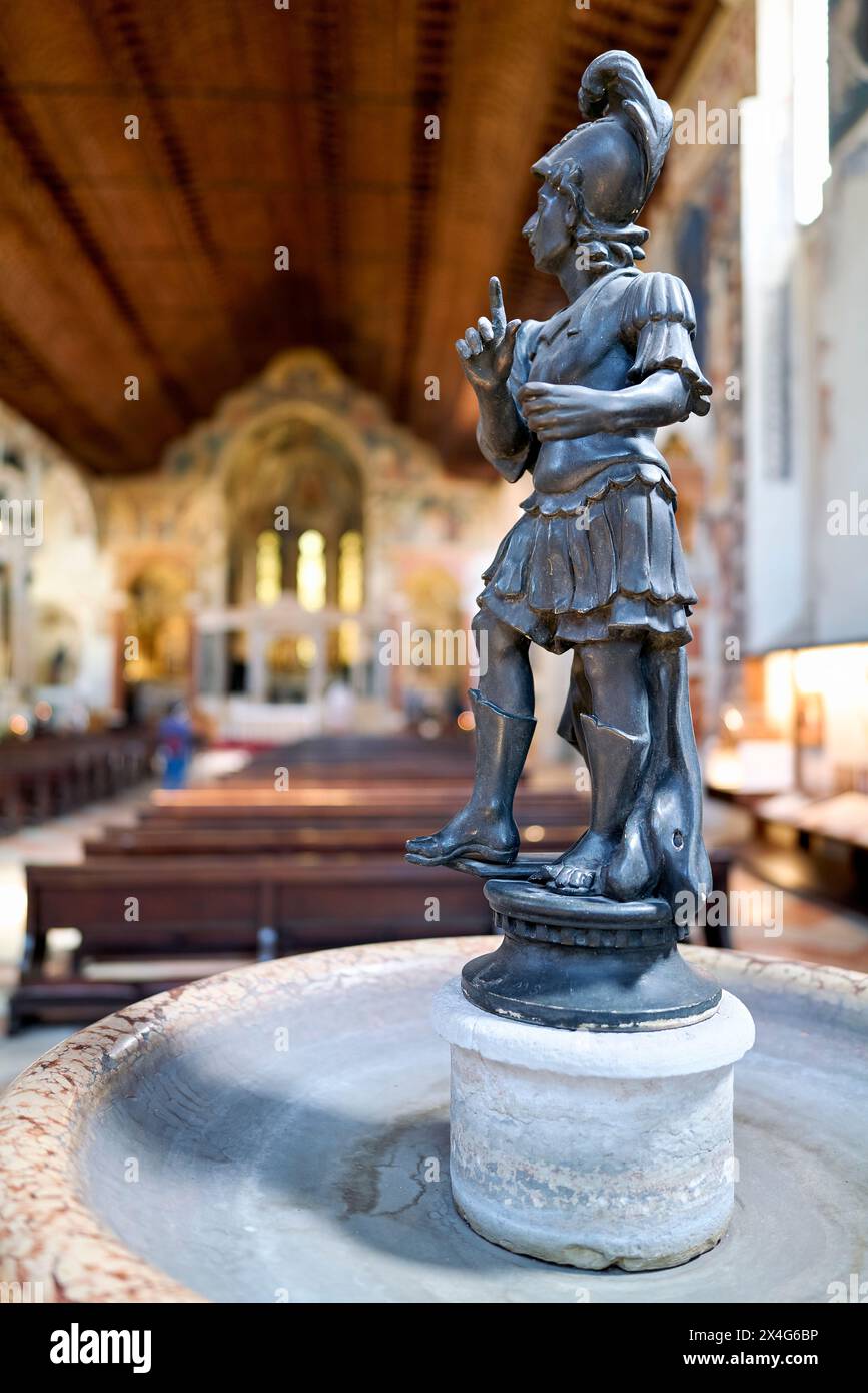 Verona Veneto Italien. Kirche San Fermo Maggiore Stockfoto