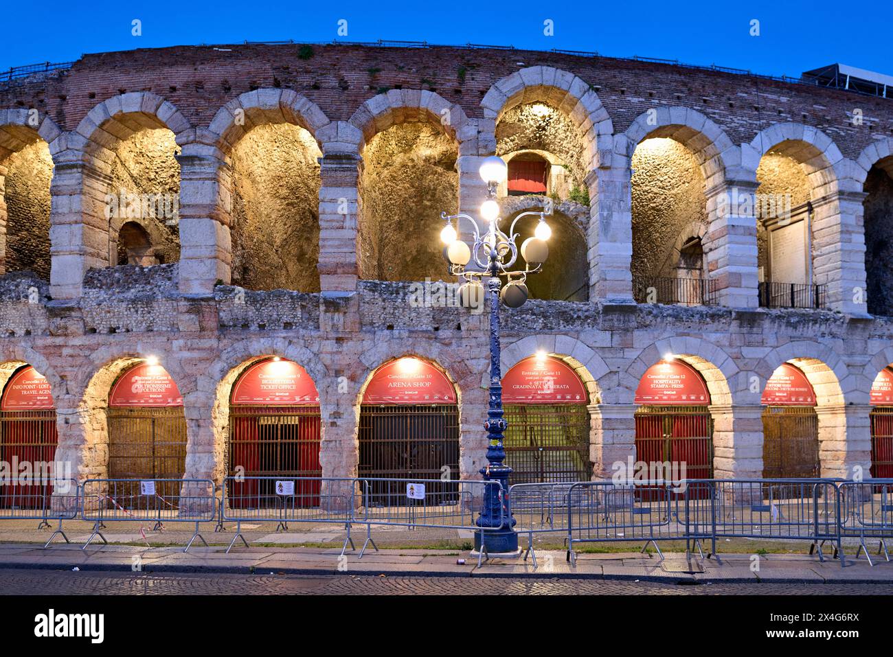 Verona Veneto Italien. Verona Arena - Römisches Amphitheater Stockfoto