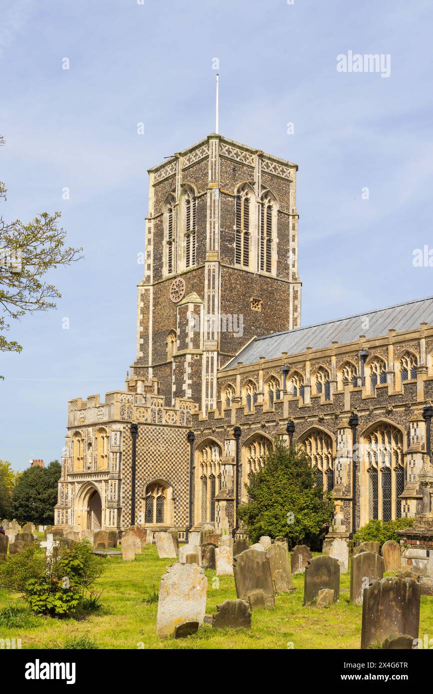 Äußere der Kirche St. Edmund, Southwold, Suffolk. UK Stockfoto